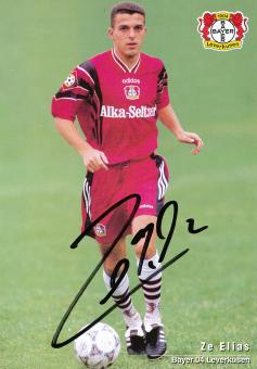 Ze Elias  1996/1997  Bayer 04 Leverkusen Fußball Autogrammkarte original signiert 