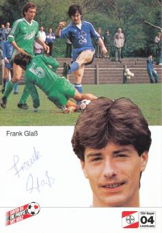 Frank Glaß  2.11.1985  Bayer 04 Leverkusen Fußball Autogrammkarte original signiert 