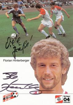 Florian Hinterberger  1.1.1985  Bayer 04 Leverkusen Fußball Autogrammkarte original signiert 