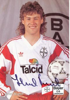 Pavel Hapal  25.08.1992  Bayer 04 Leverkusen Fußball Autogrammkarte original signiert 