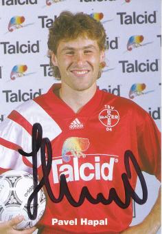 Pavel Hapal   1994/1995  Bayer 04 Leverkusen Fußball Autogrammkarte original signiert 