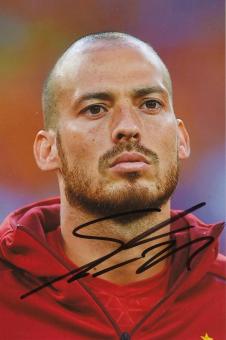 David Silva  Spanien  Fußball Autogramm Foto original signiert 