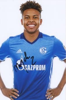 Weston McKennie  FC Schalke 04  Fußball Autogramm Foto original signiert 