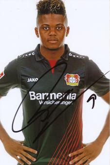 Leon Bailey  Bayer 04 Leverkusen  Fußball Autogramm Foto original signiert 
