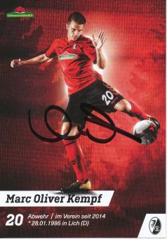 Marc Oliver Kempf  2017/2018  SC Freiburg Fußball Autogrammkarte original signiert 