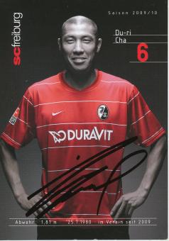 Du Ri Cha   2009/2010  SC Freiburg Fußball Autogrammkarte original signiert 