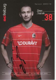 Ömer Toprak   2009/2010  SC Freiburg Fußball Autogrammkarte original signiert 