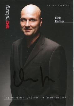 Dirk Dufner   2009/2010  SC Freiburg Fußball Autogrammkarte original signiert 