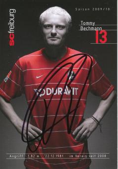 Tommy Bechmann   2009/2010  SC Freiburg Fußball Autogrammkarte original signiert 