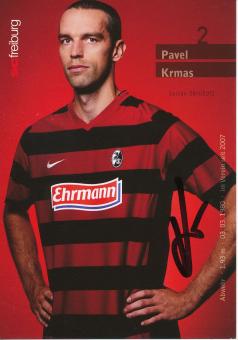 Pavel Krmas   2011/2012  SC Freiburg Fußball Autogrammkarte original signiert 