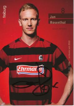 Jan Rosenthal   2011/2012  SC Freiburg Fußball Autogrammkarte original signiert 