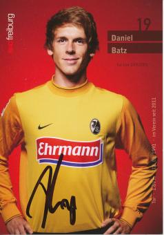 Daniel Batz   2011/2012  SC Freiburg Fußball Autogrammkarte original signiert 
