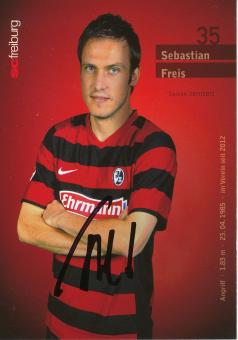 Sebastian Freis  2011/2012  SC Freiburg Fußball Autogrammkarte original signiert 