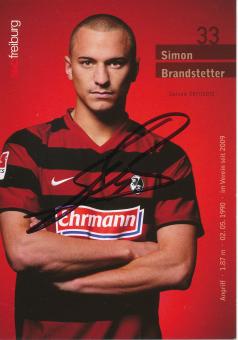 Simon Brandstetter  2011/2012  SC Freiburg Fußball Autogrammkarte original signiert 