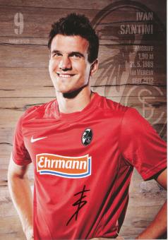 Ivan Santini  2012/2013  SC Freiburg Fußball Autogrammkarte original signiert 