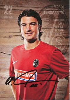 Marco Terrazzino  2012/2013  SC Freiburg Fußball Autogrammkarte original signiert 