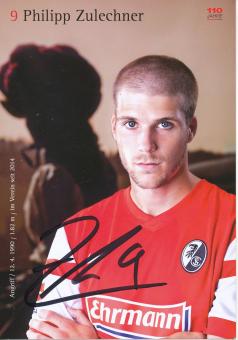 Philipp Zulechner  2014/2015  SC Freiburg Fußball Autogrammkarte original signiert 