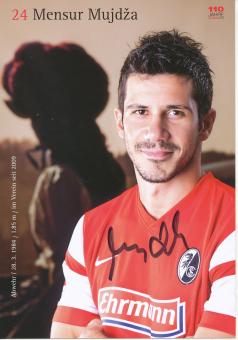 Mensur Mujdza  2014/2015  SC Freiburg Fußball Autogrammkarte original signiert 