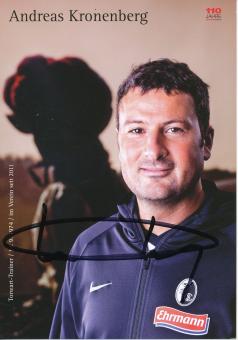 Andreas Kronenberg  2014/2015  SC Freiburg Fußball Autogrammkarte original signiert 