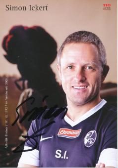 Simon Ickert  2014/2015  SC Freiburg Fußball Autogrammkarte original signiert 
