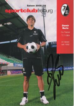 Damir Buric  2008/2009  SC Freiburg Fußball Autogrammkarte original signiert 