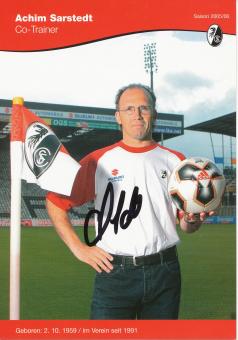 Achim Sarstedt   2005/2006  SC Freiburg Fußball Autogrammkarte original signiert 