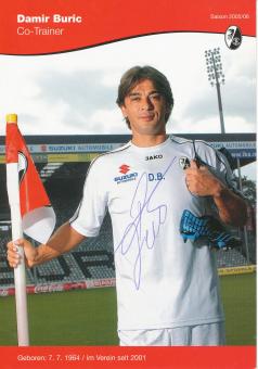 Damir Buric   2005/2006  SC Freiburg Fußball Autogrammkarte original signiert 