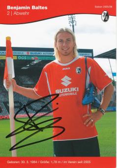 Benjamin Baltes   2005/2006  SC Freiburg Fußball Autogrammkarte original signiert 