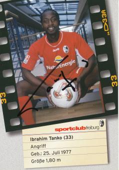 Ibrahim Tanko  2002/2003 SC Freiburg Fußball Autogrammkarte original signiert 