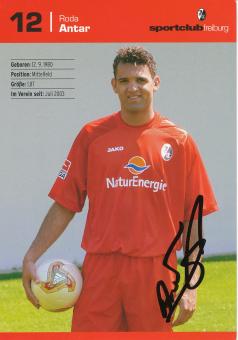 Roda Antar 2003/2004 SC Freiburg Fußball Autogrammkarte original signiert 