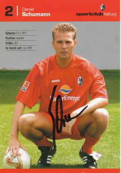 Daniel Schumann  2003/2004 SC Freiburg Fußball Autogrammkarte original signiert 