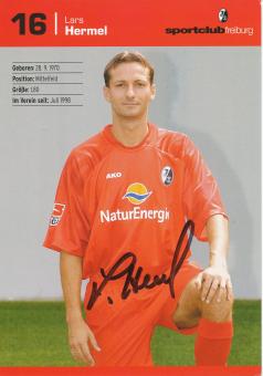Lars Hermel  2003/2004 SC Freiburg Fußball Autogrammkarte original signiert 
