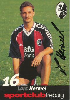 Lars Hermel  1998/1999  SC Freiburg Fußball Autogrammkarte original signiert 
