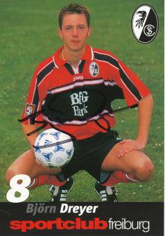 Björn Dreyer  1998/1999  SC Freiburg Fußball Autogrammkarte original signiert 