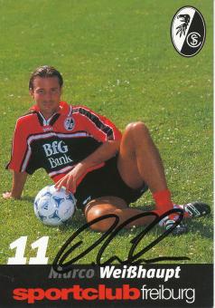 Marco Weißhaupt  1998/1999  SC Freiburg Fußball Autogrammkarte original signiert 