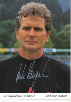 Lutz Hangartner  1987/1988  SC Freiburg Fußball Autogrammkarte original signiert 
