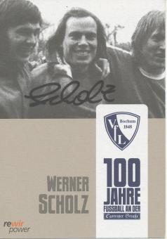 Werner Scholz   VFL Bochum  Fußball Autogrammkarte original signiert 