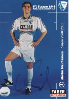Martin Meichelbeck  2000/2001 VFL Bochum  Fußball Autogrammkarte original signiert 
