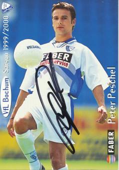 Peter Peschel  1999/2000  VFL Bochum  Fußball Autogrammkarte original signiert 