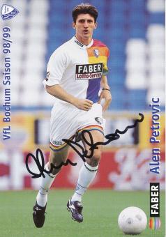 Alen Petrovic  1998/1999  VFL Bochum  Fußball Autogrammkarte original signiert 