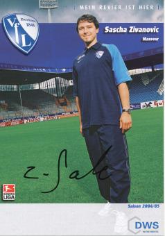 Sascha Zivanovic  2004/2005  VFL Bochum  Fußball Autogrammkarte original signiert 