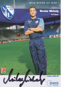 Nicolas Michaty  2004/2005  VFL Bochum  Fußball Autogrammkarte original signiert 