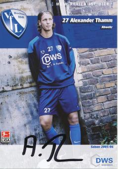 Alexander Thamm  2005/2006  VFL Bochum  Fußball Autogrammkarte original signiert 
