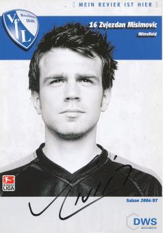 Zvjezdan Misimovic  2006/2007  VFL Bochum  Fußball Autogrammkarte original signiert 