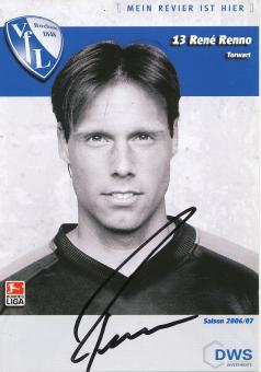 Renne Renno  2006/2007  VFL Bochum  Fußball Autogrammkarte original signiert 