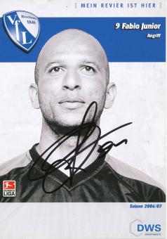 Fabio Junior  2006/2007  VFL Bochum  Fußball Autogrammkarte original signiert 
