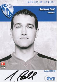 Andreas Pahl  2006/2007  VFL Bochum  Fußball Autogrammkarte original signiert 