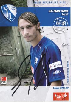 Marc Sand  2007/2008  VFL Bochum  Fußball Autogrammkarte original signiert 