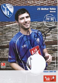 Anthar Yahia  2007/2008  VFL Bochum  Fußball Autogrammkarte original signiert 