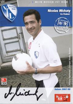 Nicolas Michaty  2007/2008  VFL Bochum  Fußball Autogrammkarte original signiert 
